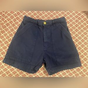 Big Bud Press work shorts Small Navy Blue
